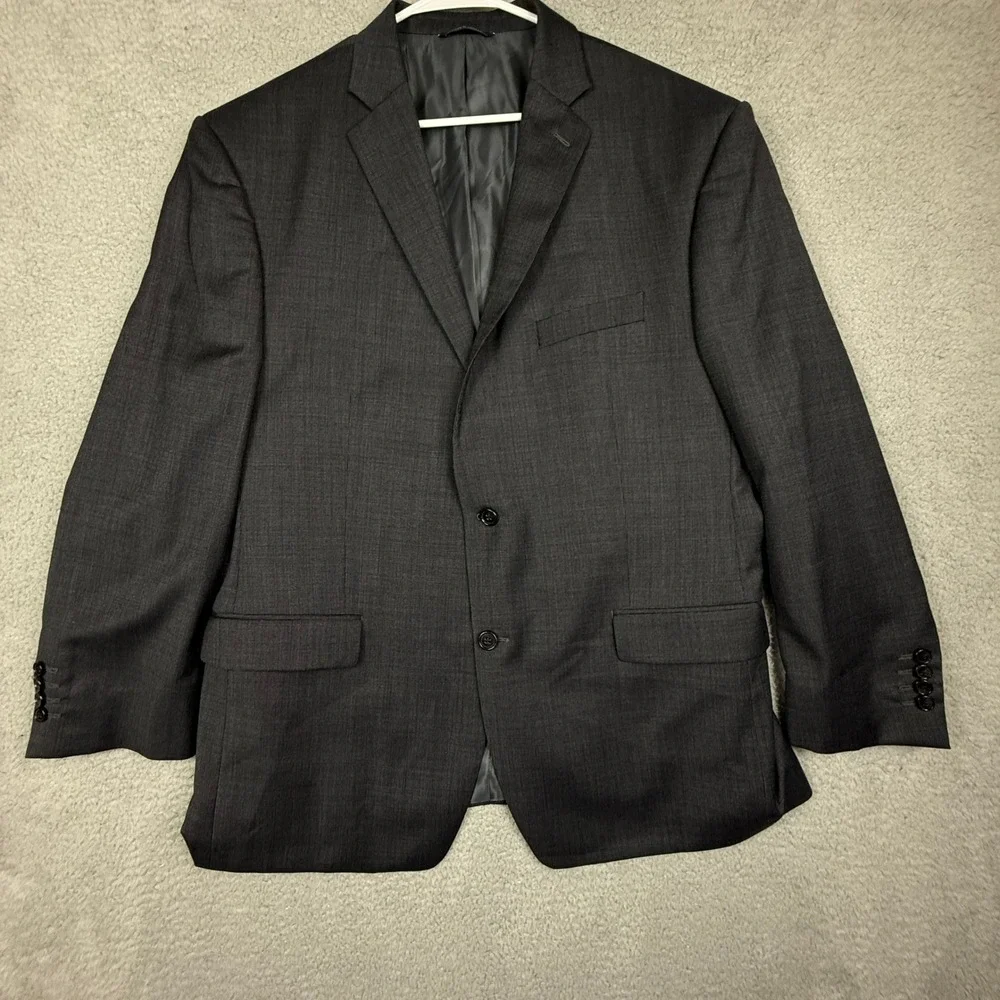 Ralph Lauren Dillard's Men's‎ 100% Wool Stretch Gray Blazer Jacket